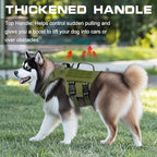 Ultimate Heavy Duty Dog Harness for Large Breeds - Tactical No Pull Vest with Molle System, Adjustable Reflective Design for Safe Walking, Hiking, and Training