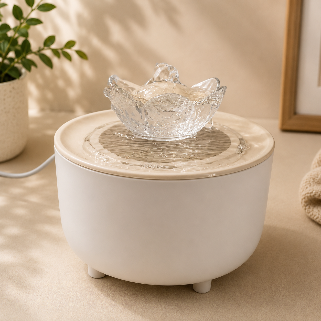 Automatic Cat Water Fountain - 1.2L USB Electric Mute Pet Drinker with Filtered Recirculation