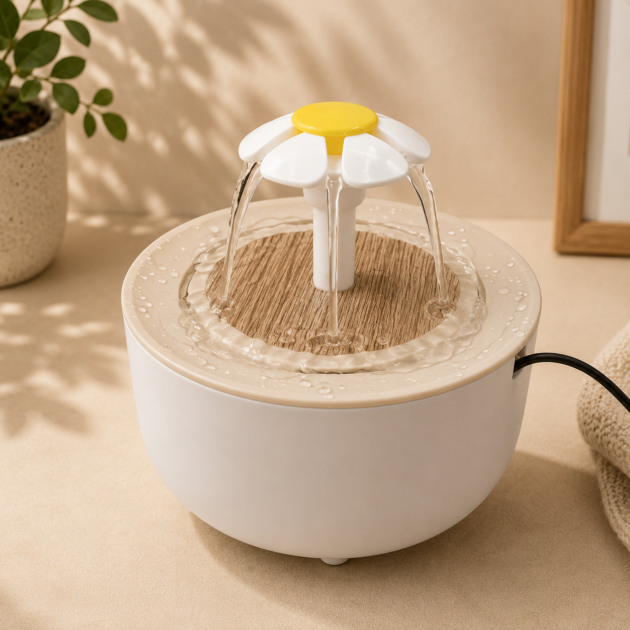 Automatic Cat Water Fountain - 1.2L USB Electric Mute Pet Drinker with Filtered Recirculation